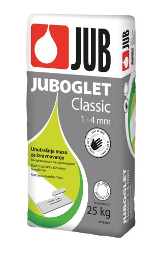 JUBOGLET Classic 1-4 NG 25 kg Beltéri mész-cement porglett 0-4mm