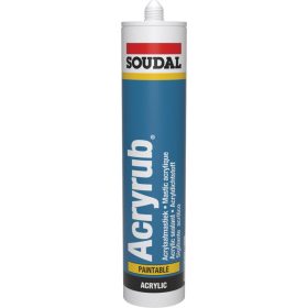 Soudal Akril Fekete 310Ml 102601
