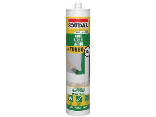 SOUDAL AKRIL TURBO FEHER 300ML