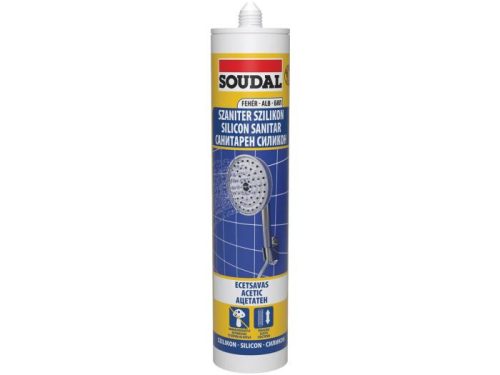 SOUDAL SZANITER SZILIKON FEHER 280ML 103218