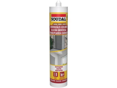 SOUDAL UNIV.SZILIKON BARNA 280ML 106553