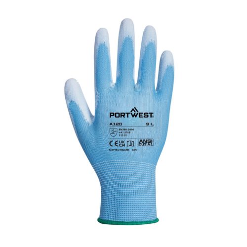 A120B4RL Portwest Nylon védőkesztyű PU tenyérmártott