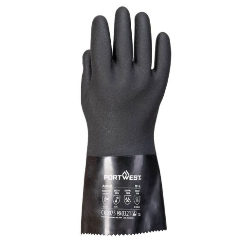 A882BKRM Portwest ESD PVC vegyszerálló kesztyű