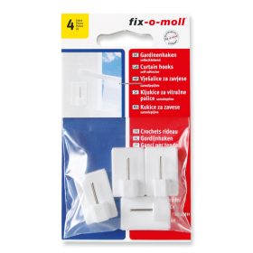 ÖNTAPADÓ FÜGÖNYRÚD TARTÓ 28x19 MM