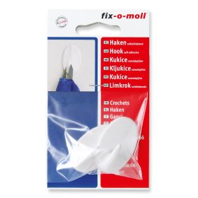 ÖNTAPADÓ AKASZTÓ FEHÉR 43x26 MM