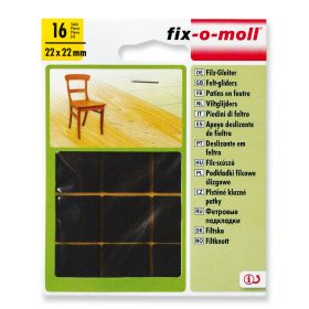 CSÚSZTATÓ FILC BARNA 22 MM