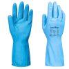 AP76BLUL Portwest FD Chemical B Latex könnyű kesztyű (12 pár)