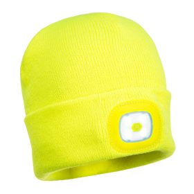   B028YER Portwest Sapka dupla LED lámpával (beépített akkumulátorral)