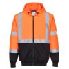 B315OBR4XL Portwest Hi-Vis kéttónusú kapucnis pulóver