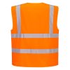 C375ORRL Portwest Hi-Vis cipzáras mellény