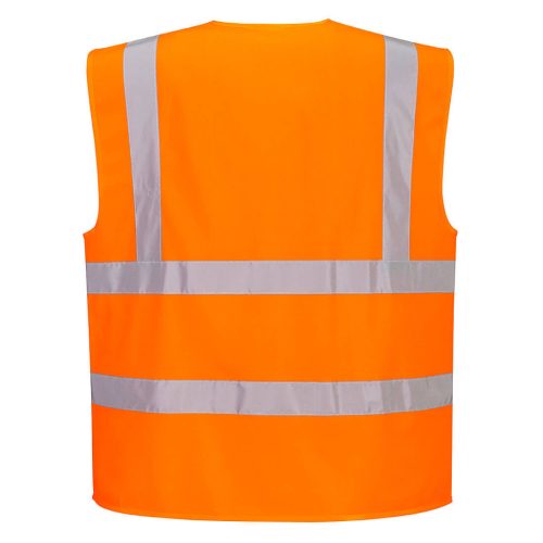 C375ORRL Portwest Hi-Vis cipzáras mellény