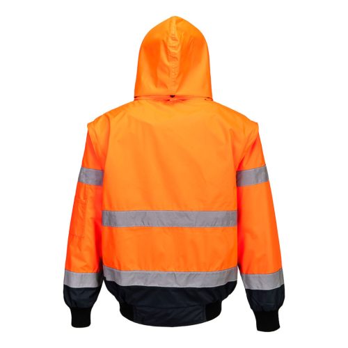 C465ONR4XL Portwest Jól láthatósági bomber munkavédelmi dzseki