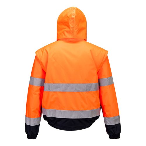 C468ORR4XL Portwest Hi-Vis 2 az 1-ben kabát