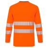 DX416OBR4XL Portwest DX4 Hi-Vis T-Shirt L/S