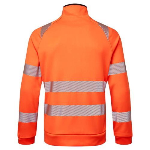 DX477OBR4XL Portwest DX4 Hi-Vis cipzáras pulóver