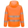 DX483OBR4XL Portwest DX4 Hi-Vis kapucnis pulóver
