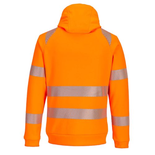 DX484OBR4XL Portwest - DX4 Hi-Vis kapucnis pulóver