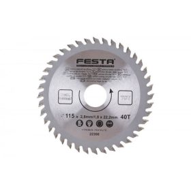 FESTA KORFURESZ TARCSA 115MM 22300 T40 FAHOZ VIDIA