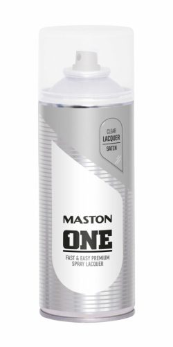 Spraypaint ONE - Satin Lacquer 400ml Maston ONE selyemfény színtelen lakk 400