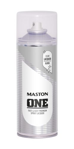 Spraypaint ONE - High Gloss Lacquer 400m Maston ONE magasfényű színtelen lakk 400