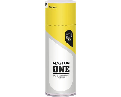 Spraypaint ONE - Matt Zinc Yellow RAL101 Maston ONE matt cinksárga RAL 1018 400 m