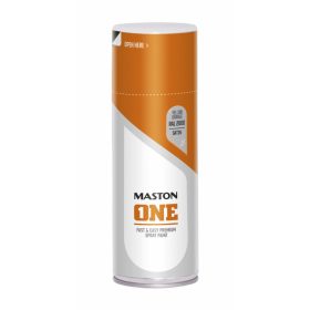   Spraypaint One - Satin Yellow Orange Ral Maston One Selyemfény Narancssárga   Ral
