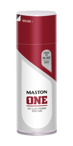 Spraypaint ONE - Satin Carmine Red RAL30 Maston ONE selyemfény kárminvörös RAL 30