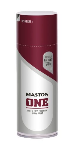 Spraypaint ONE - Matt Ruby Red RAL3003 4 Maston ONE matt rubinvörös RAL 3003