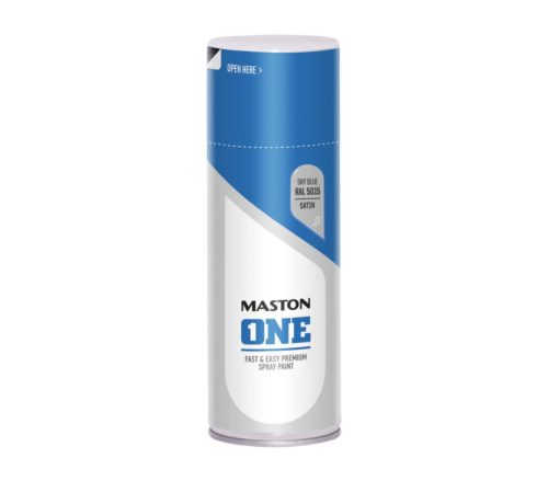 Spraypaint ONE - Satin Sky Blue RAL5015 Maston ONE selyemfény égkék RAL 5015