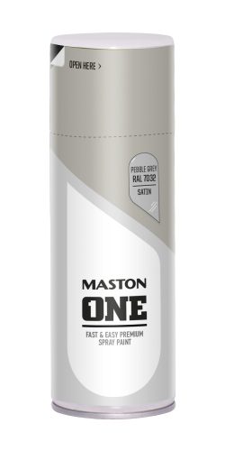 Spraypaint ONE - Satin Pebble Grey RAL70 Maston ONE selyemfény kavicsszürke RAL 7