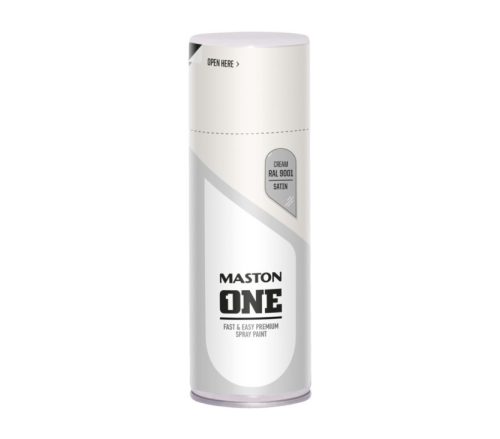 Spraypaint ONE - Satin Cream RAL9001 400 Maston ONE selyemfény krémfehér  RAL 900