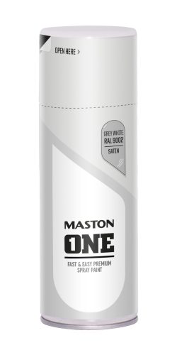 Spraypaint ONE  Satin Grey White RAL9002 Maston ONE selyemfény szürkésfehér RAL 9