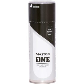   Spraypaint One - Matt Black Ral9005 Maston One Matt Fekete Ral 9005