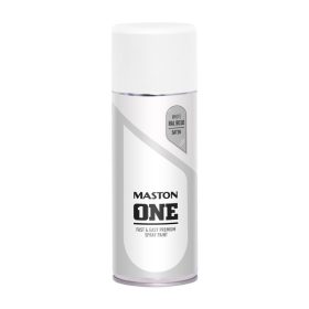   Spraypaint One - Satin White Ral9010 400 Maston One Selyemfény Fehér Ral 9010