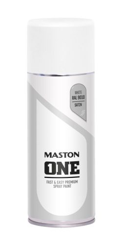 Spraypaint ONE - Satin White RAL9010 400 Maston ONE selyemfény fehér RAL 9010