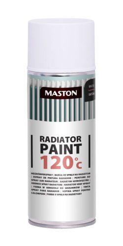 Spraypaint Radiator White Satin 400ml Radiátor festék fehér selyem fényű 400 m