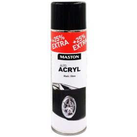   Spraypaint Autoacryl Black Gloss 500Ml Auto Acryl Fényes Fekete 500 Ml