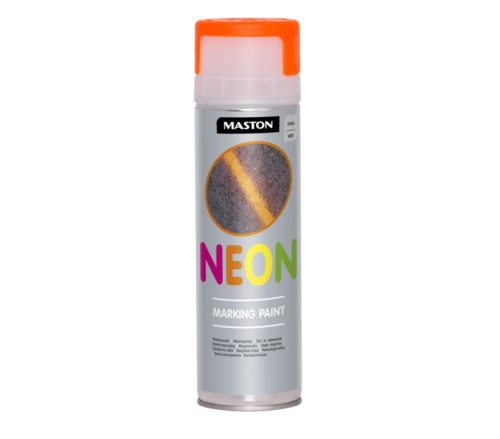 Markingspray NEON Orange 500ml Jelölő spray 360 fokos neon orange v