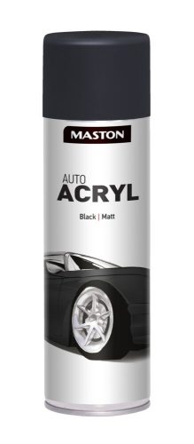 Spraypaint AutoACRYL Matt black  500ml Auto acryl matt fekete 500 ml