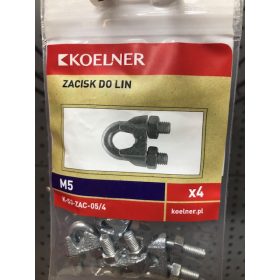 DIN741 M5 Kötélbilincs bliszteres
