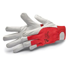   Workstar Race L/9" kesztyű, sima báránybőr, tépőzáras csukl