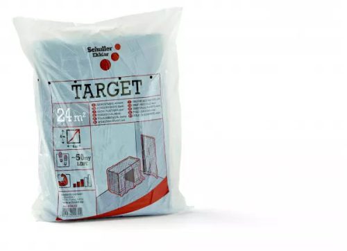 Target S75 4x6m black takarófólia, LDPE, fekete