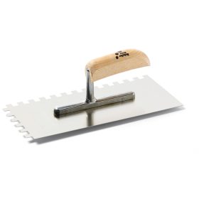   Stan Karo C1 13x28cm fogazott glettelő, rozsdamentes, fogazás