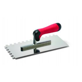   Stan Karo 2K Pro C2 13x28cm fogazott glettelő, rozsdamentes, fogazás