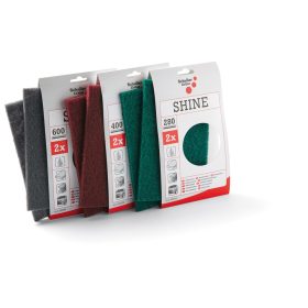 2 Shine 280 2db polírpárna 230x150mm, zöld, SB