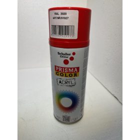 Prisma Color RAL 3020 400ml, forgalmi piros