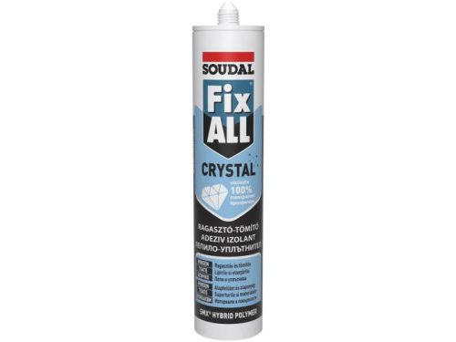 SOUDAL FIXALL CRYSTAL 290ML VIZTISZTA 058340